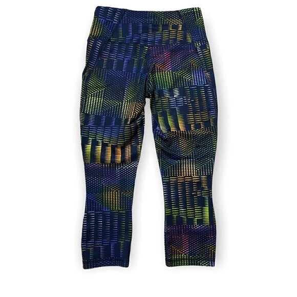 Patagonia Outdoor Geometric Designer Legging Tights / Yoga Pant Capris Womens XS - Picture 4 of 4